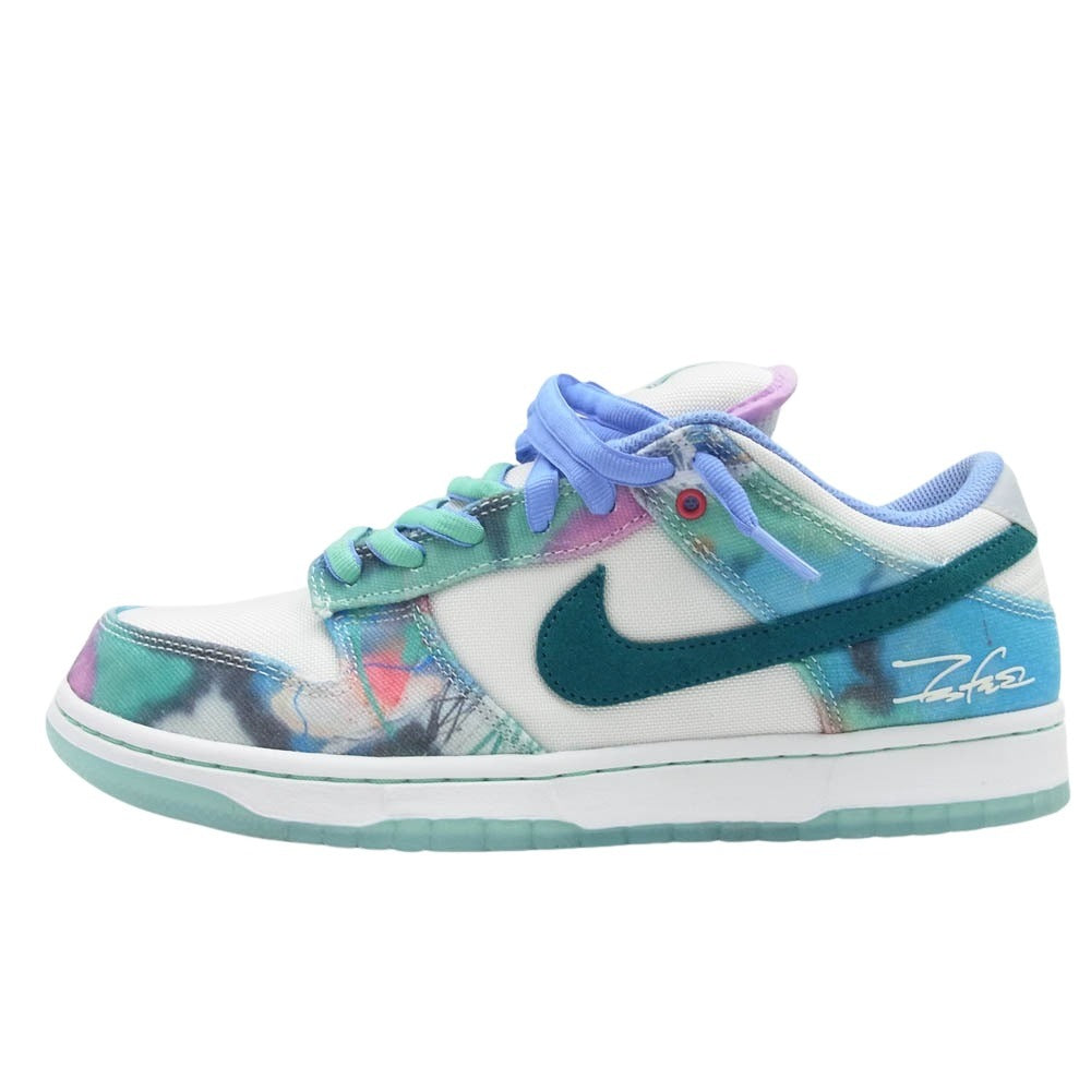 NIKE SB ナイキエスビー HF6061-400 × Futura Laboratories フェイクバスターズ鑑定済 DUNK LOW OG QS フューチュラ ラボラトリーズ ダンクロー ローカット スニーカー マルチカラー系 28cm【中古】