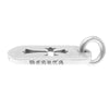 CHROME HEARTS クロムハーツ（原本無） D TAG LRG CROSS カット アウト クロス スモール ドッグタグ シルバー系【中古】