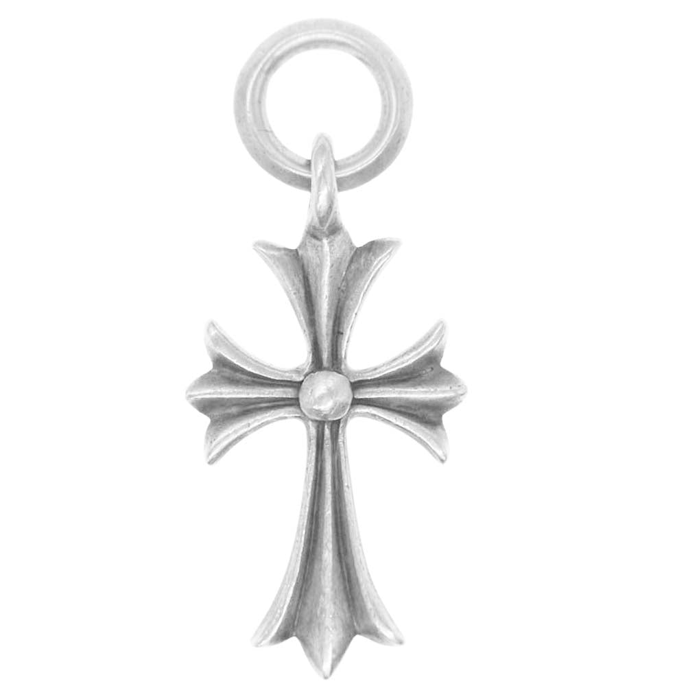 CHROME HEARTS クロムハーツ（原本無） TINY CH CROSS タイニー CHクロス チャーム ペンダント トップ シルバー系【中古】