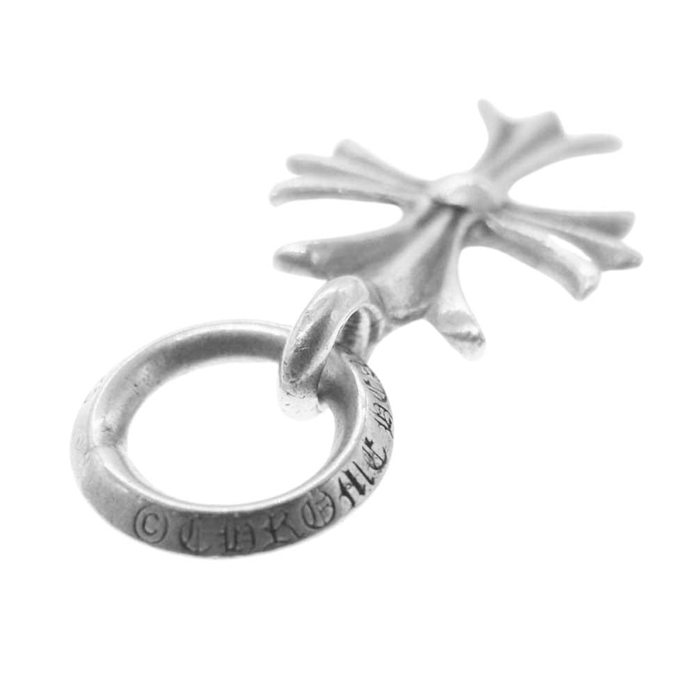 CHROME HEARTS クロムハーツ（原本無） TINY CH CROSS タイニー CHクロス チャーム ペンダント トップ シルバー系【中古】