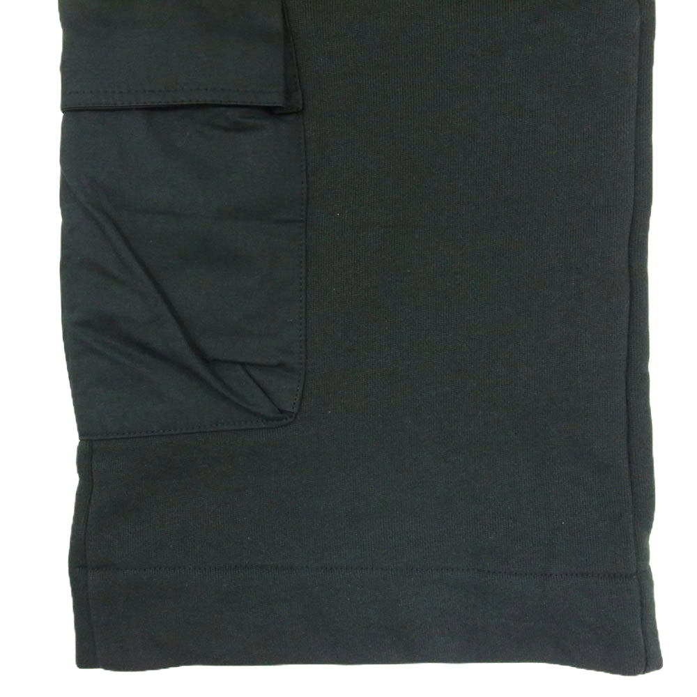 エンタイアスタジオ 23AW ES2341 UTILITY SWEATS CORK ユーティリティ ワイド スウェット カーゴ ロング パンツ ブラック系 S【中古】