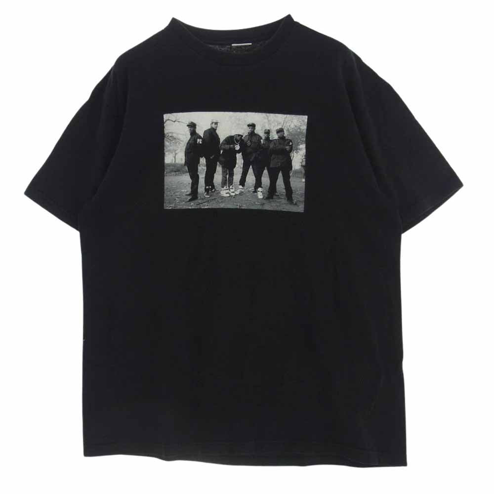 Supreme シュプリーム 06SS David Corio Public Enemy Tee デビットコリオ パブリックエネミー プリント 半袖 Tシャツ ブラック系 L【中古】