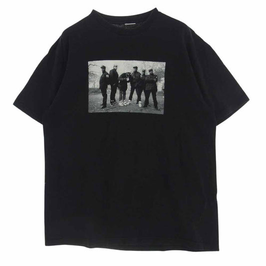 Supreme シュプリーム 06SS David Corio Public Enemy Tee デビットコリオ パブリックエネミー プリント 半袖 Tシャツ ブラック系 L【中古】