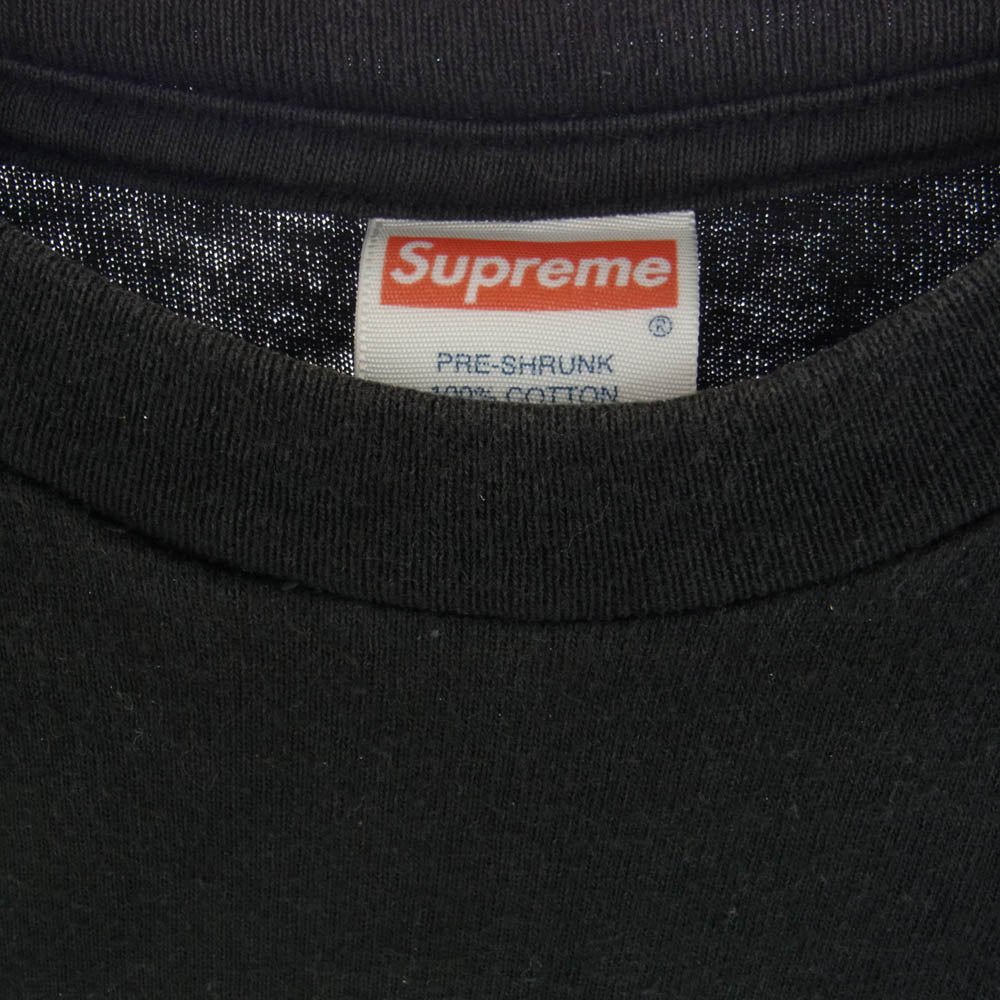 Supreme シュプリーム 06SS David Corio Public Enemy Tee デビットコリオ パブリックエネミー プリント 半袖 Tシャツ ブラック系 L【中古】