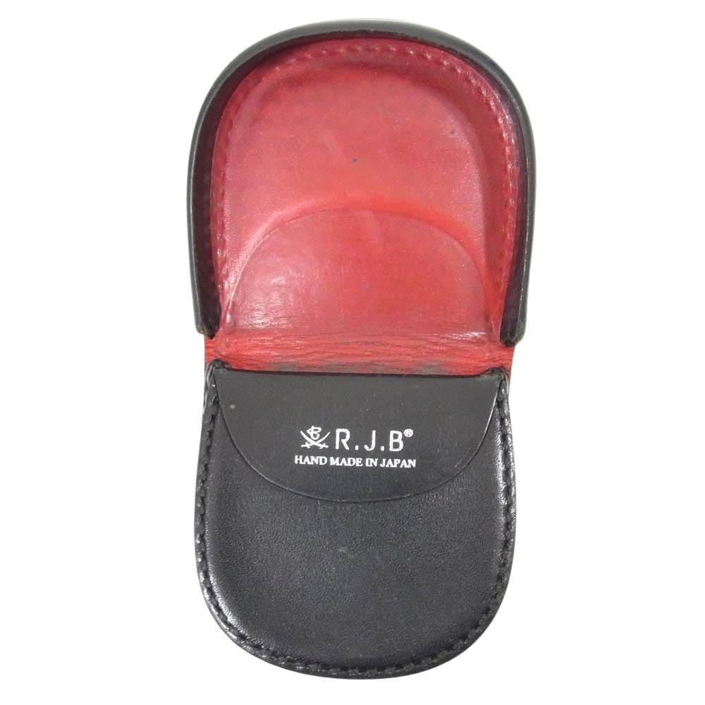 R.J.B アールジェイビー ハンドメイド コインケース ブラック系【中古】