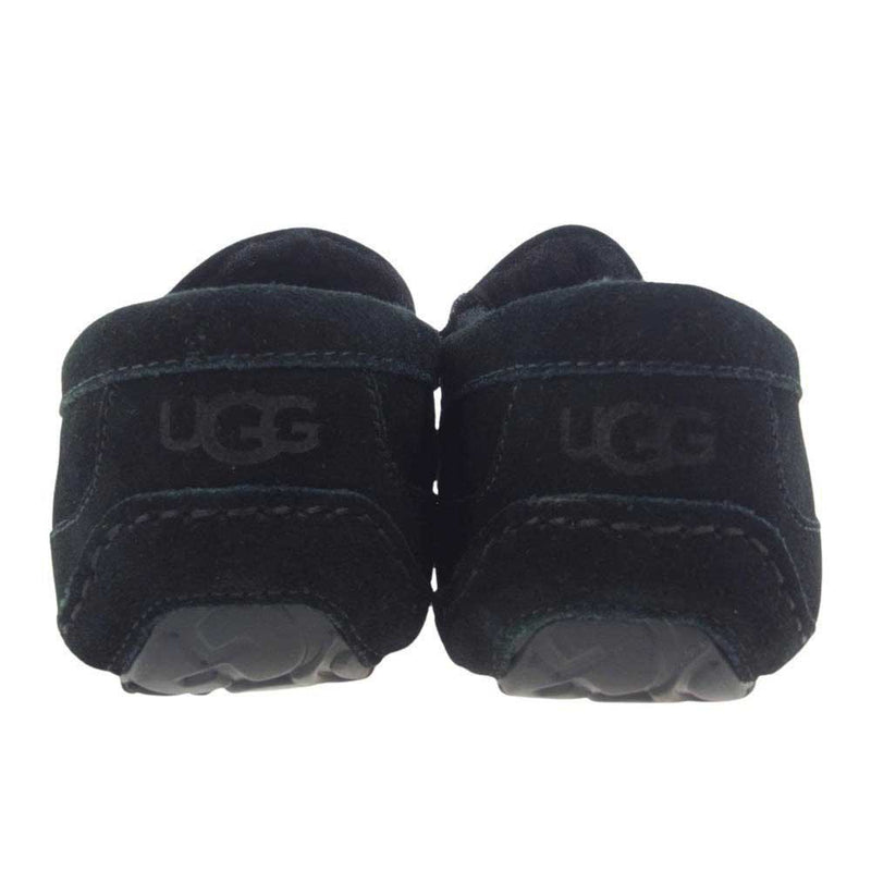 UGG アグ 1016493 Ascot アスコット モカシンシューズ ムートン ブーツ ブラック系 26cm【中古】