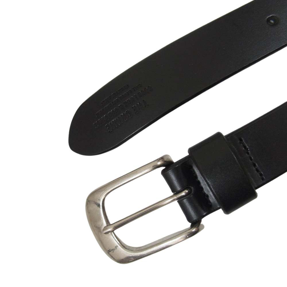 CRIMIE クライミー CR1-02C5-WB05 STAR STUDDED BELT スター スタッズ レザー ベルト ブラック系 36【中古】