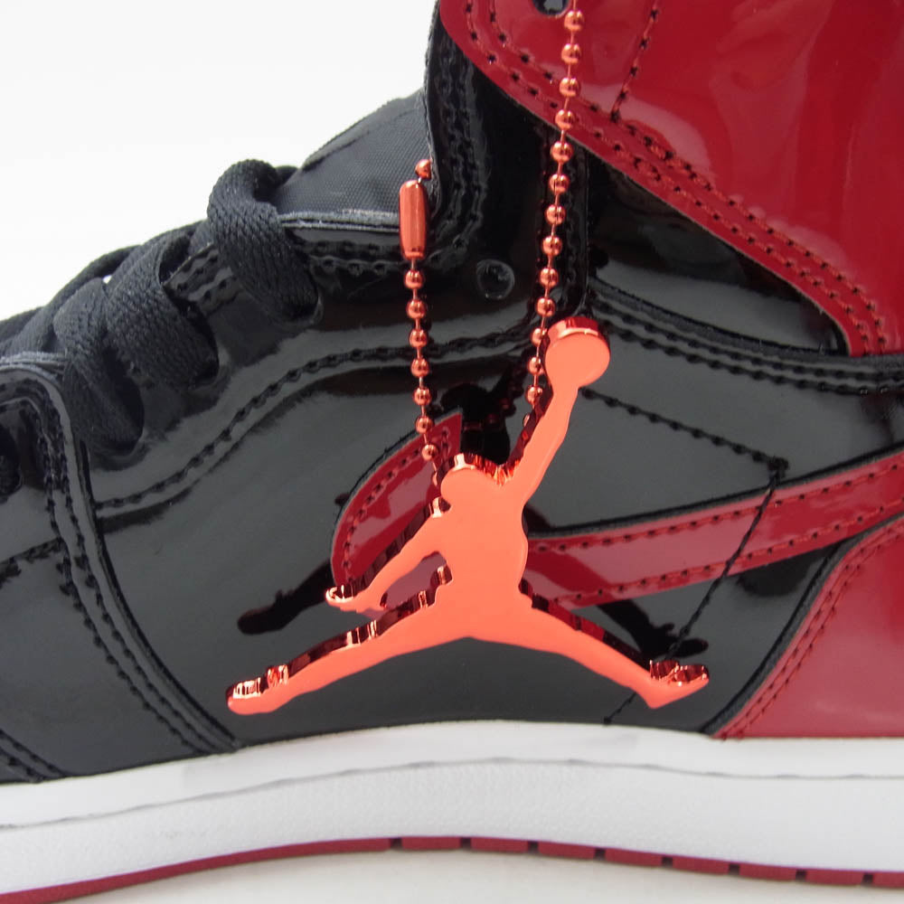 NIKE ナイキ 555088-063 Nike Air Jordan 1 High OG Patent Bred ナイキ エアジョーダン1 ハイ OG パテント ブレッド スニーカー ブラック系 レッド系 27.5cm【新古品】【未使用】【中古】