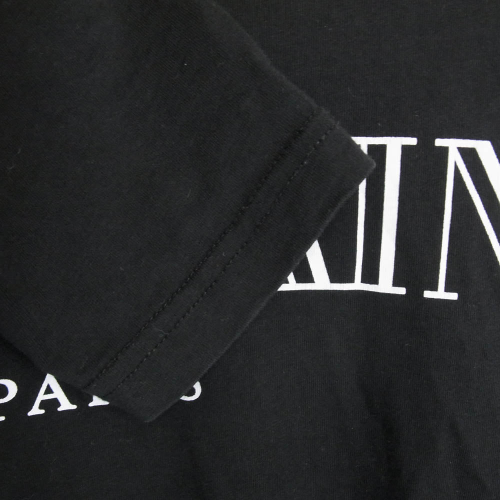 BALMAIN バルマン S8H8099I157 Logo Lightweight Hoody ロゴプリント ライトウェイト フーディ パーカー ブラック系 XS【中古】