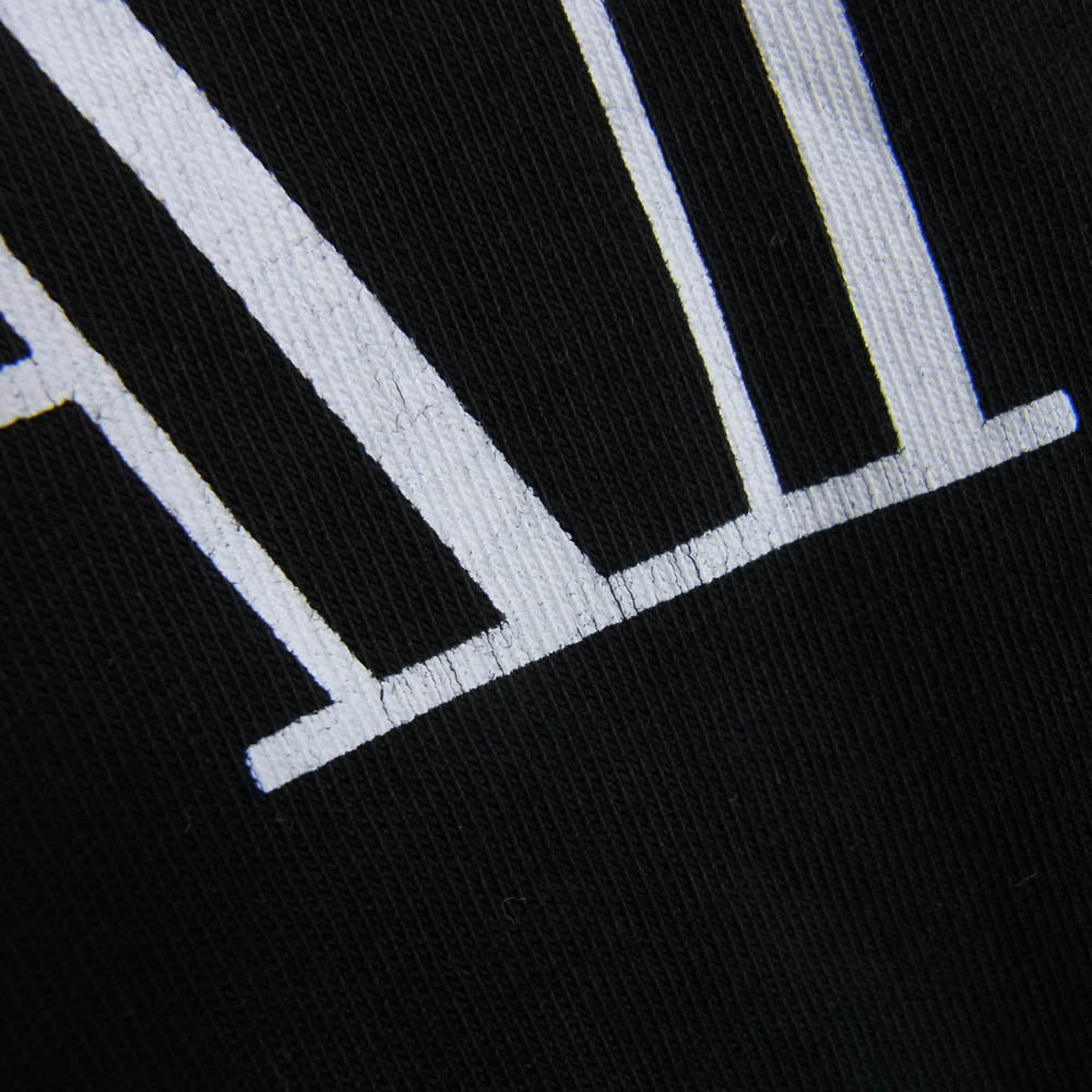 BALMAIN バルマン S8H8099I157 Logo Lightweight Hoody ロゴプリント ライトウェイト フーディ パーカー ブラック系 XS【中古】