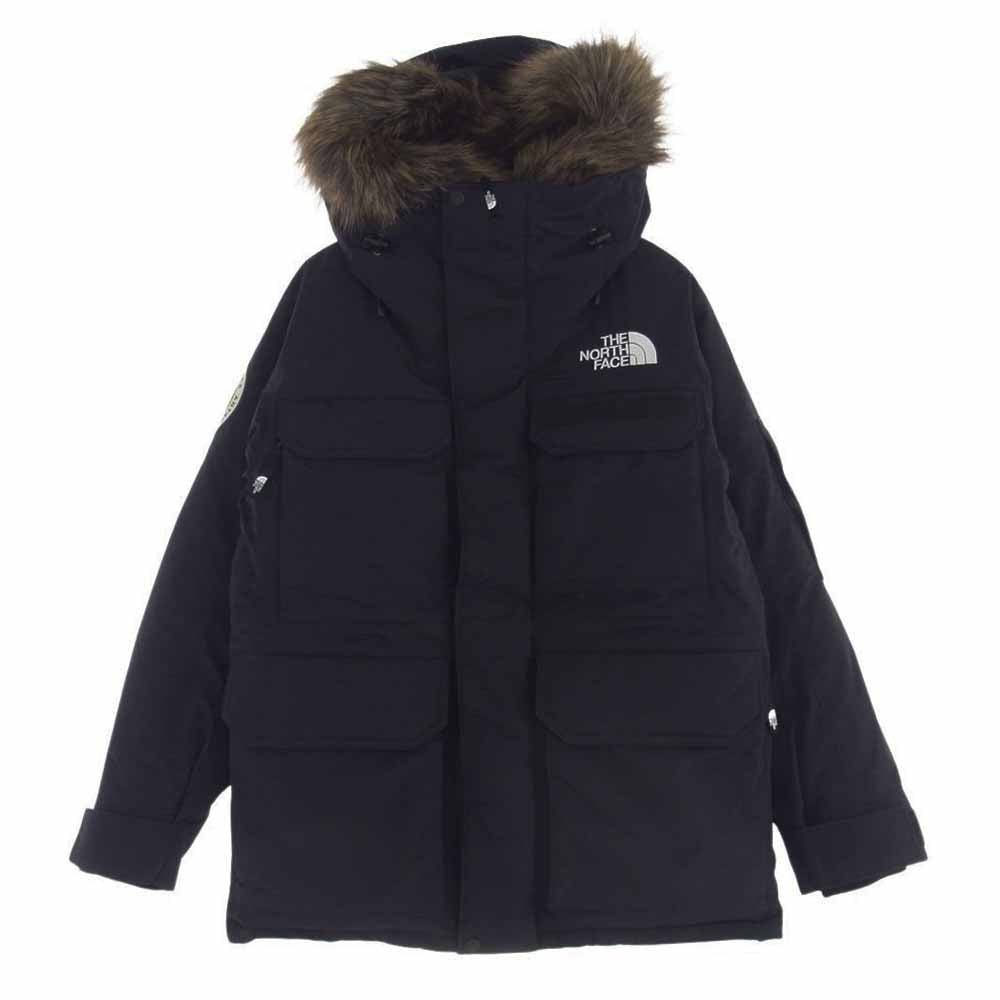 THE NORTH FACE ノースフェイス ND92120 Southern Cross Parka サザン クロス パーカ ファー フード ダウン ジャケット ブラック系 S【美品】【中古】