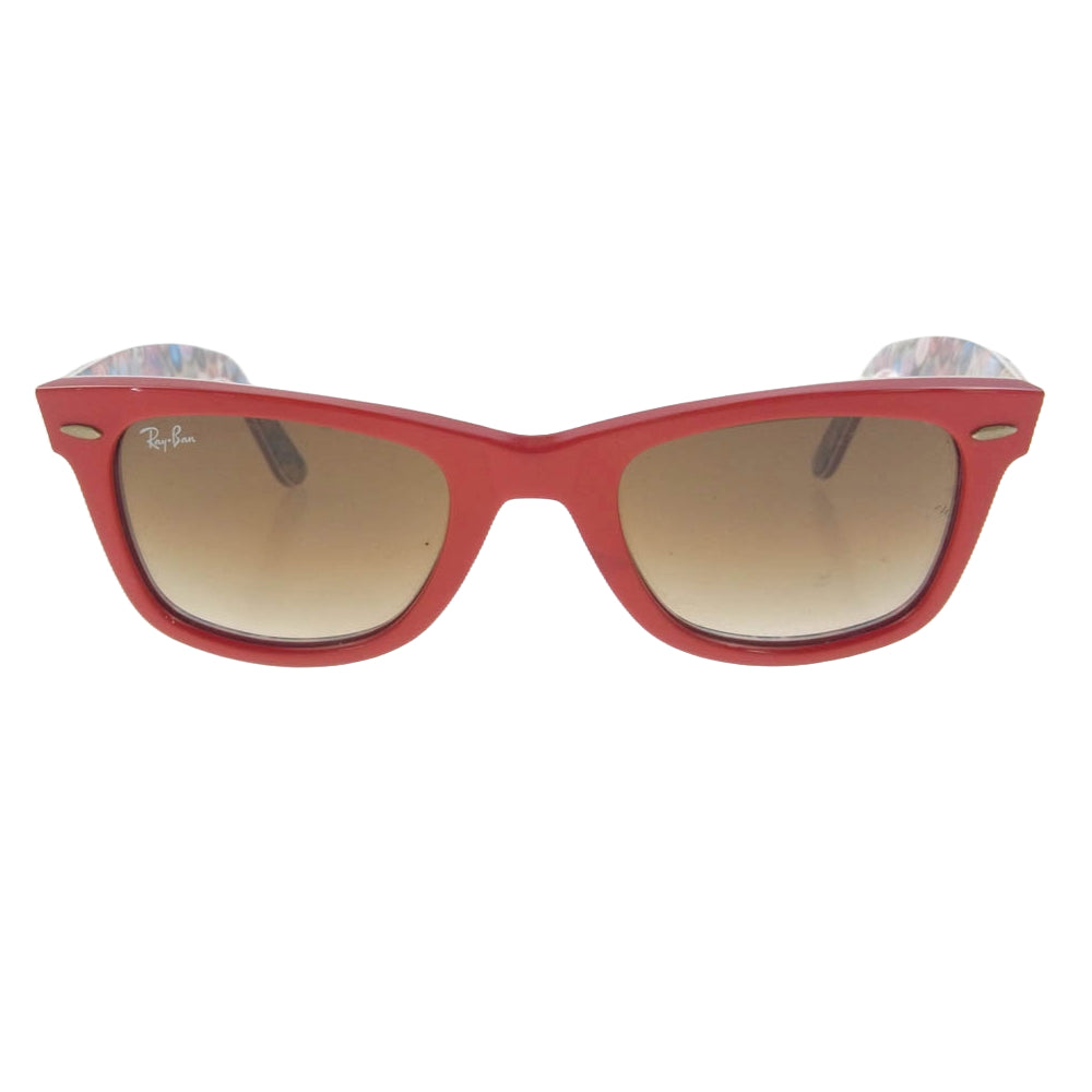 Ray-Ban レイバン RB2140 WAYFARER SPECIAL SERIES ウェイファーラー スペシャルシリーズ ♯4 サングラス アイウェア 眼鏡 レッド系 52□22【中古】