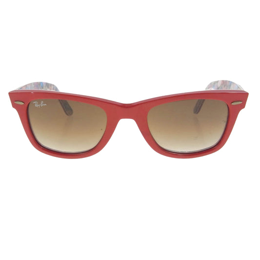Ray-Ban レイバン RB2140 WAYFARER SPECIAL SERIES ウェイファーラー スペシャルシリーズ ♯4 サングラス アイウェア 眼鏡 レッド系 52□22【中古】