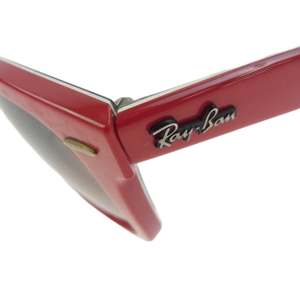 Ray-Ban レイバン RB2140 WAYFARER SPECIAL SERIES ウェイファーラー スペシャルシリーズ ♯4 サングラス アイウェア 眼鏡 レッド系 52□22【中古】
