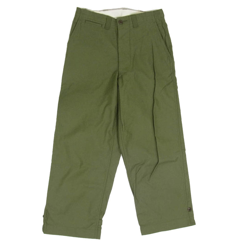 Yankshire ヤンクシャー 440-201-01 ビッグヤンク M1945 TROUSERS SATEEN トラウザーズ ワーク パンツ カーキ系 32【中古】