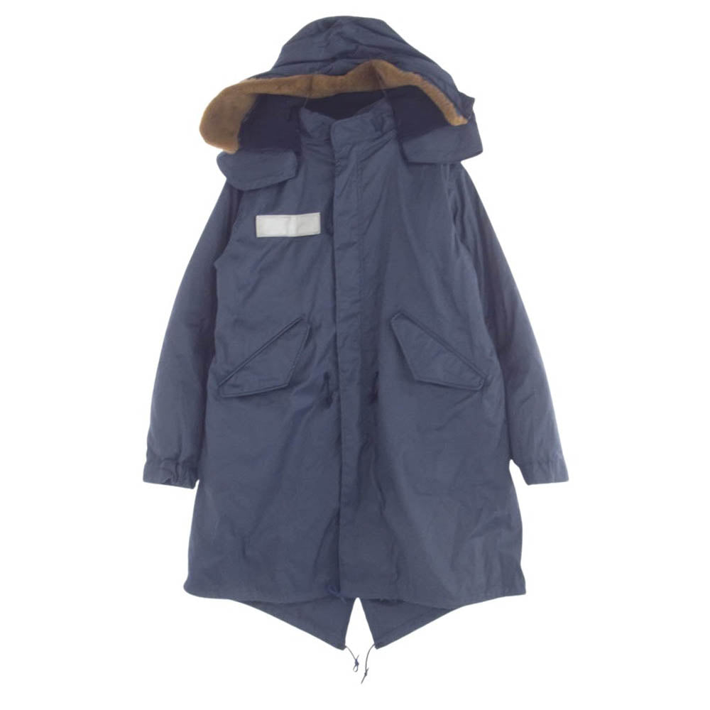Rocky Mountain FeatherBed ロッキーマウンテンフェザーベッド M-65 フルセット フィッシュテールパーカ 着脱可能フード付き キルティングライナー モッズコート Air force blue ネイビー系 38【中古】