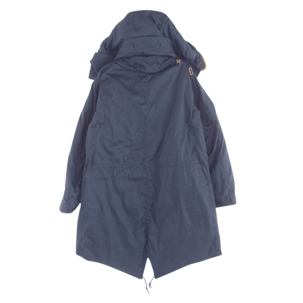 Rocky Mountain FeatherBed ロッキーマウンテンフェザーベッド M-65 フルセット フィッシュテールパーカ 着脱可能フード付き キルティングライナー モッズコート Air force blue ネイビー系 38【中古】