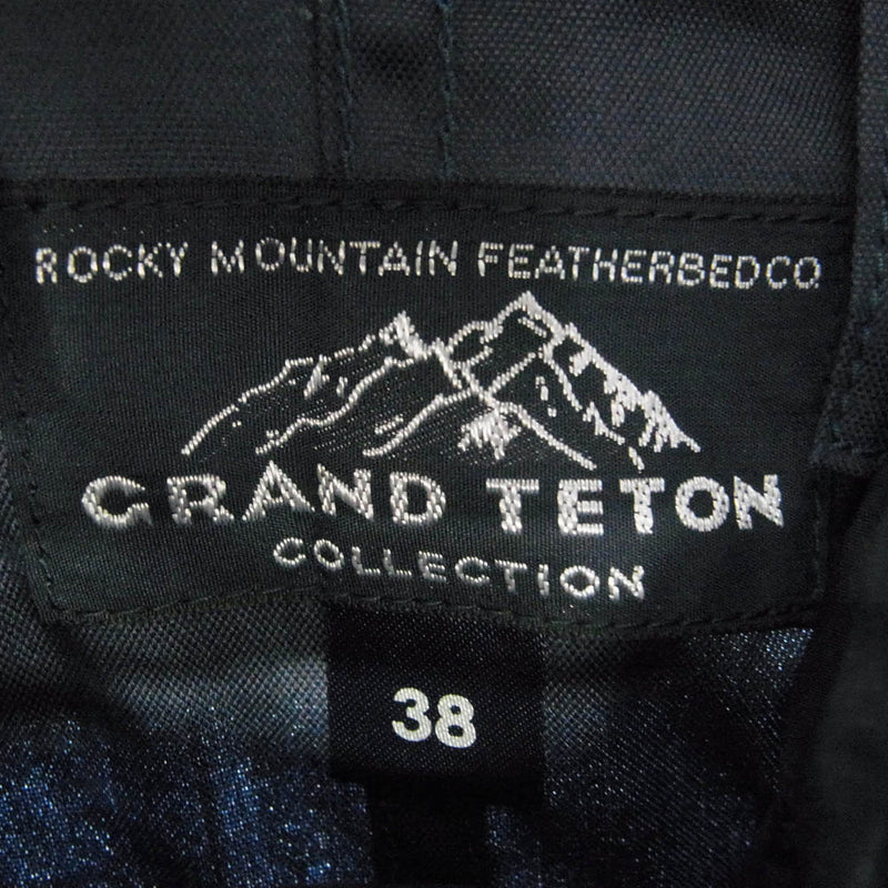 Rocky Mountain FeatherBed ロッキーマウンテンフェザーベッド M65 フルセット フィッシュテールパーカ 着脱可能フード付き キルティングライナー モッズコート Air force blue ネイビー系 38【中古】