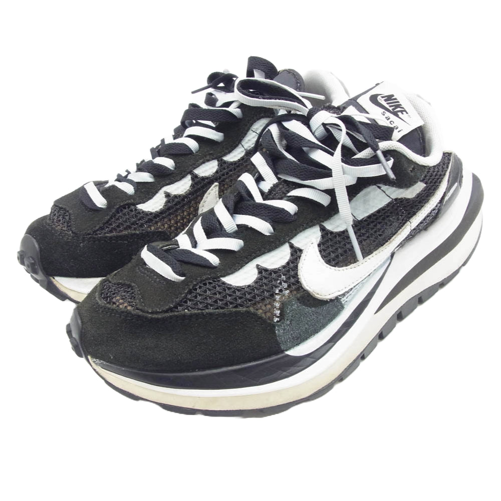 NIKE ナイキ CV1363-001 SACAI サカイ VAPORWAFFLE BLACK AND WHITE ヴェイパー ワッフル スニーカー ブラック系 26.5cm【中古】