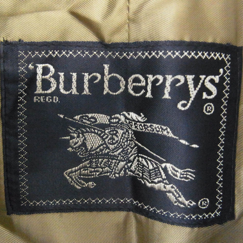 BURBERRY バーバリー 90s Burberrys 表記タグ トレンチコート ベージュ系 38【中古】