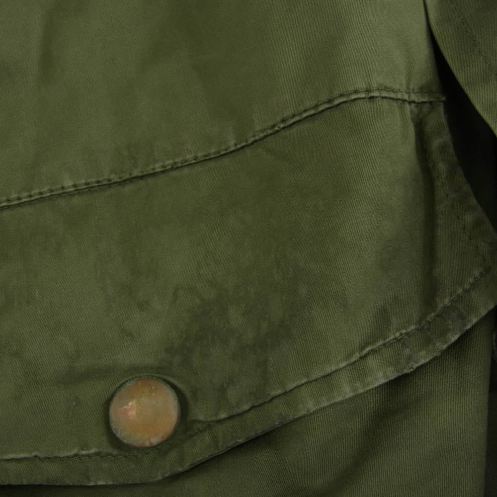 ヴィンテージ 【訳有】 70s Belgian army ベルギー軍 フィールド ジャケット モッズ コート ライナー付き カーキ系【中古】