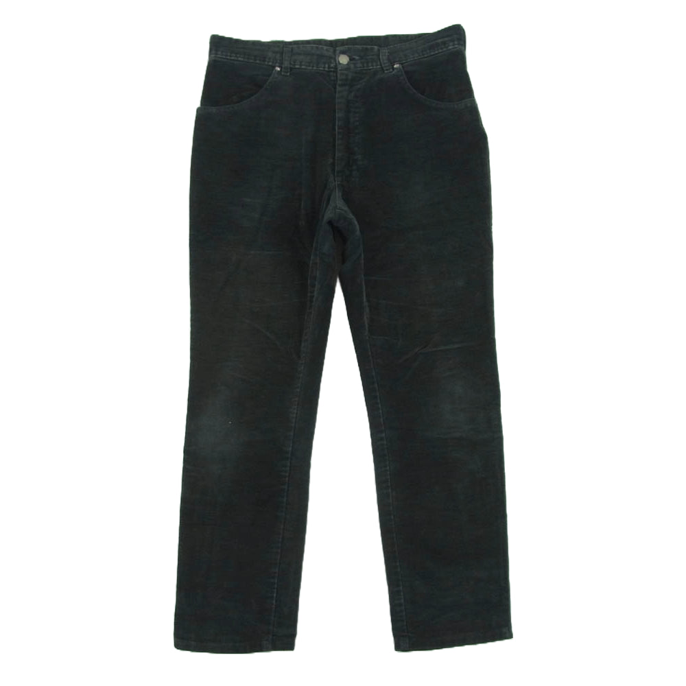 Lee リー ヴィンテージ USA製 42TALON ZIP ベロア ストレート パンツ ブラック系 サイズ表記なし【中古】