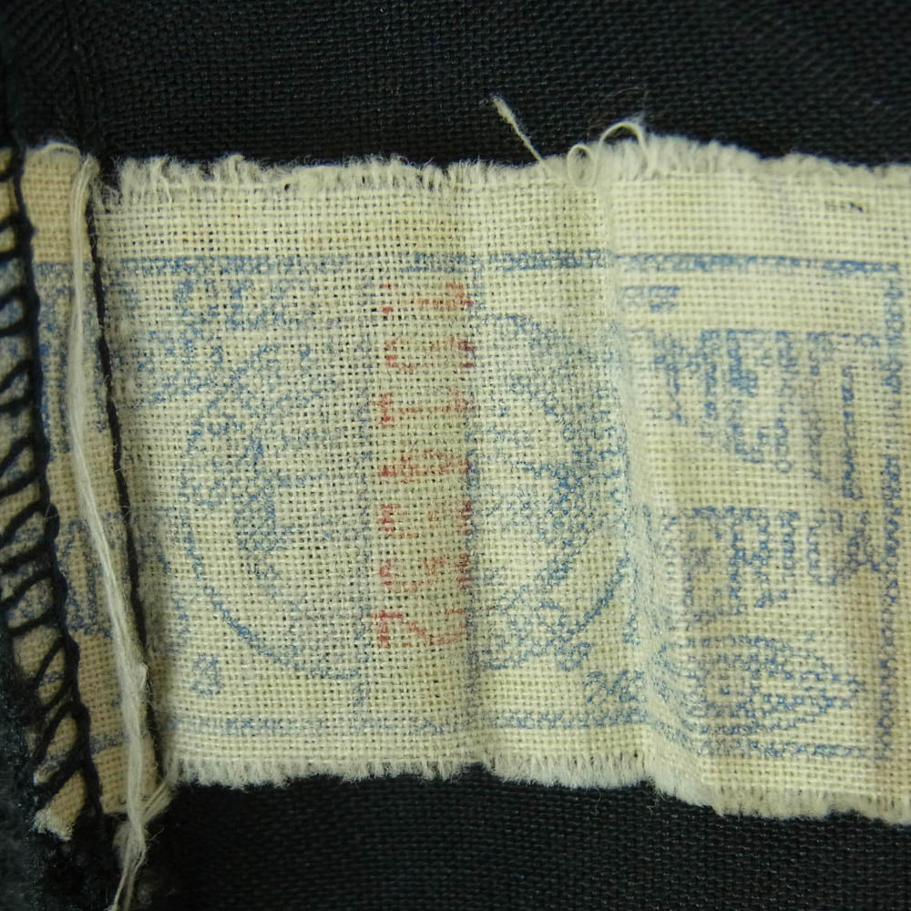 Lee リー ヴィンテージ USA製 42TALON ZIP ベロア ストレート パンツ ブラック系 サイズ表記なし【中古】