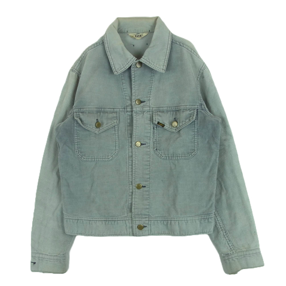 Lee リー ヴィンテージ 70s 三角 タグ コーデュロイ ジャケット インディゴブルー系 サイズ表記なし【中古】