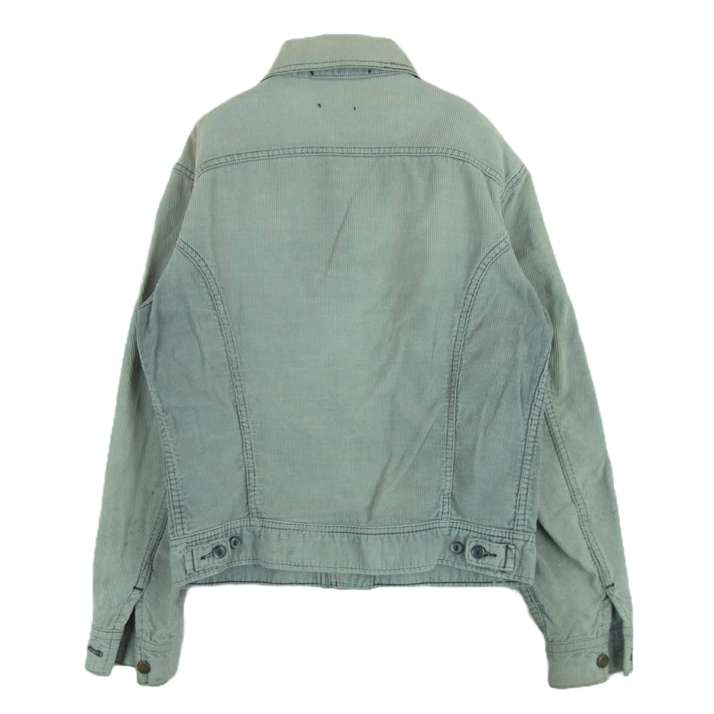 Lee リー ヴィンテージ 70s 三角 タグ コーデュロイ ジャケット インディゴブルー系 サイズ表記なし【中古】