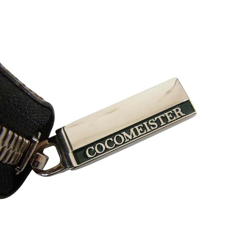 COCOMEISTER ココマイスター コードバン ラウンドジップ 長財布 ブラック系【中古】