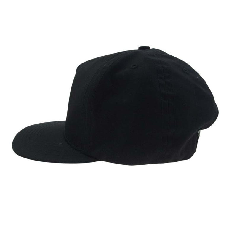 Supreme シュプリーム 14AW Saccharin 5-panel cap パネル キャップ 帽子 ブラック系【中古】