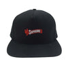 Supreme シュプリーム 14AW Saccharin 5-panel cap パネル キャップ 帽子 ブラック系【中古】