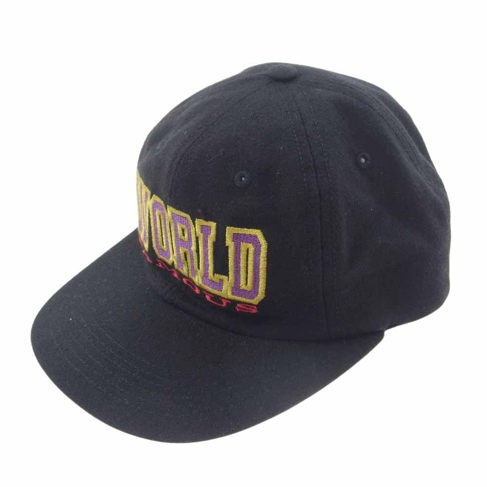 Supreme シュプリーム 15AW World Famous 6  Panel Cap パネル キャップ 帽子 ブラック系【中古】