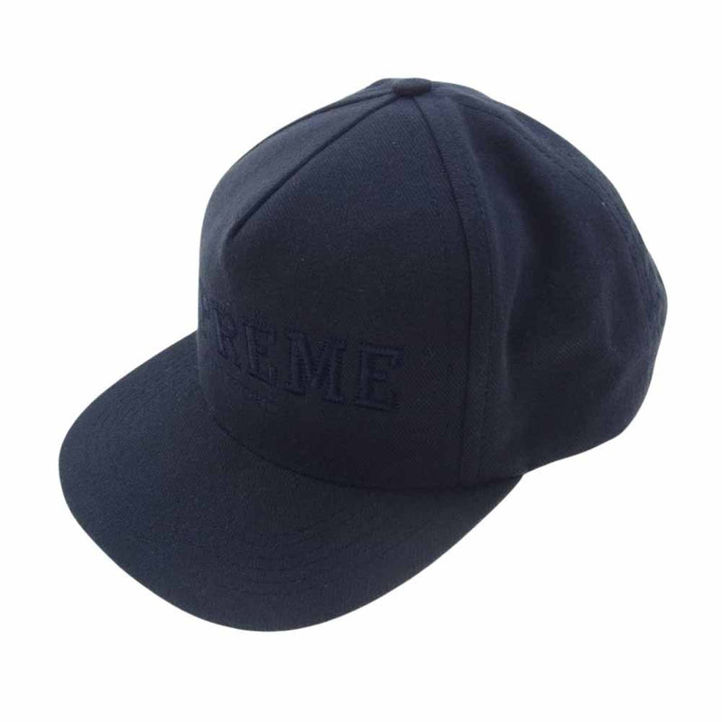 Supreme シュプリーム 12AW Atelier 5 Panel Cap パネル キャップ 帽子 ネイビー系【中古】