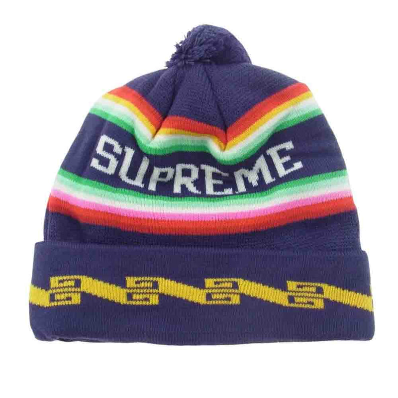 Supreme シュプリーム 11AW bolivia beanie ビーニー ニット帽 パープル系【中古】