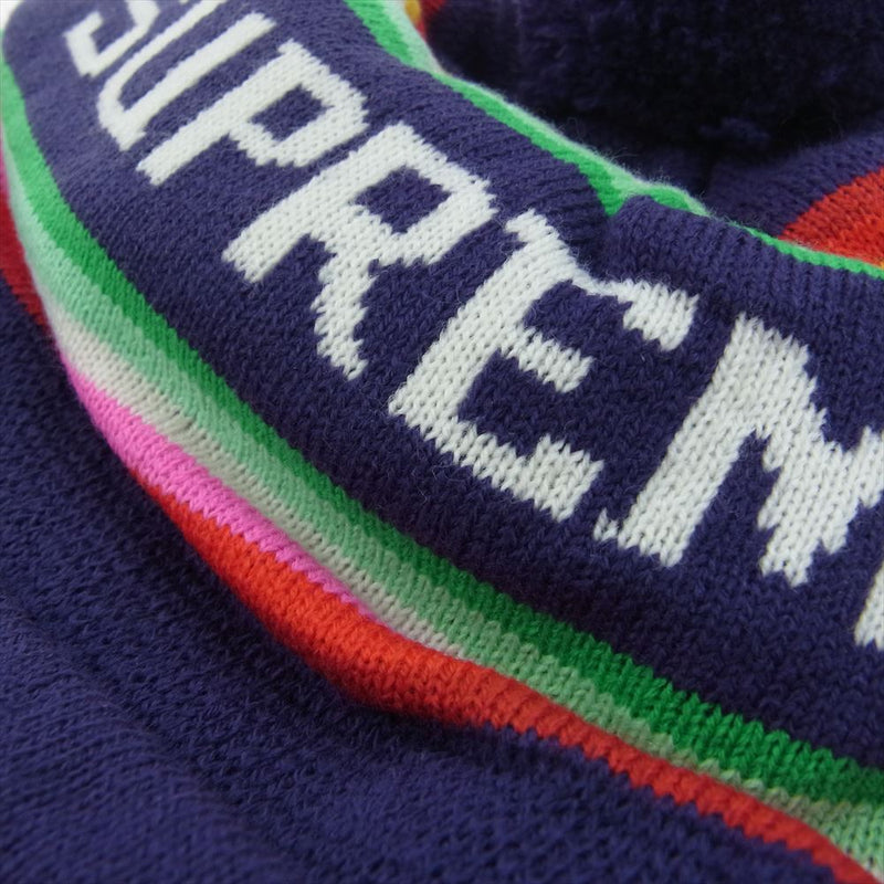 Supreme シュプリーム 11AW bolivia beanie ビーニー ニット帽 パープル系【中古】