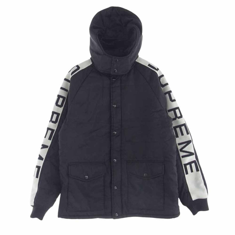 Supreme シュプリーム sleeve logo sideline jacket スリーブ ロゴ ジャケット ブラック系 M【中古】