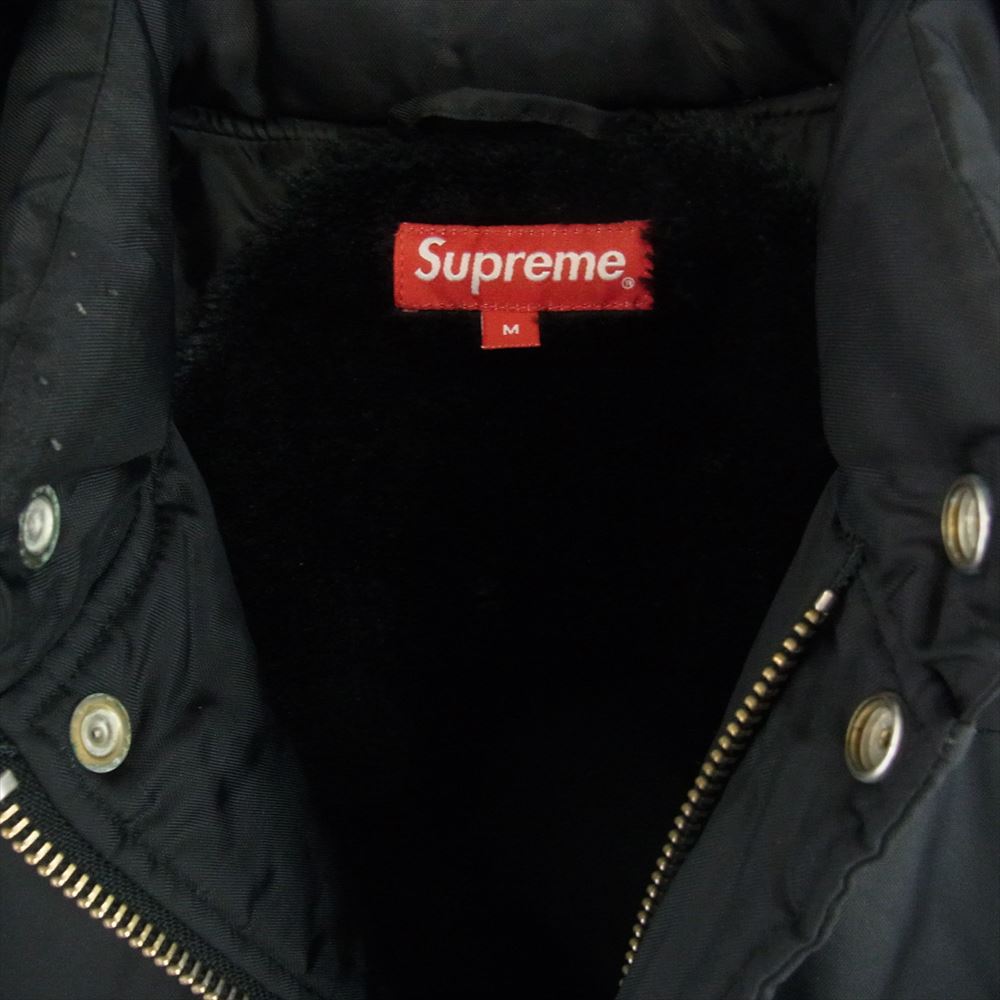 Supreme シュプリーム sleeve logo sideline jacket スリーブ ロゴ ジャケット ブラック系 M【中古】