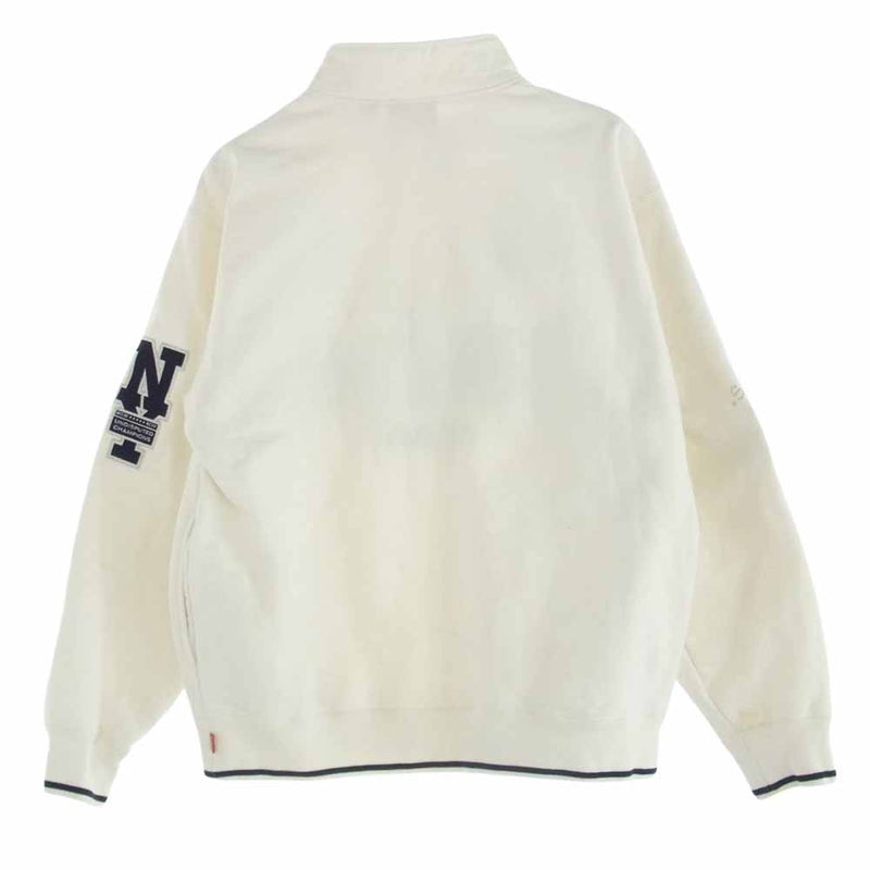 Supreme シュプリーム 22AW Milano Half Zip Pullover ミラノ ハーフジップ プルオーバー スウェット ホワイト系 M【中古】