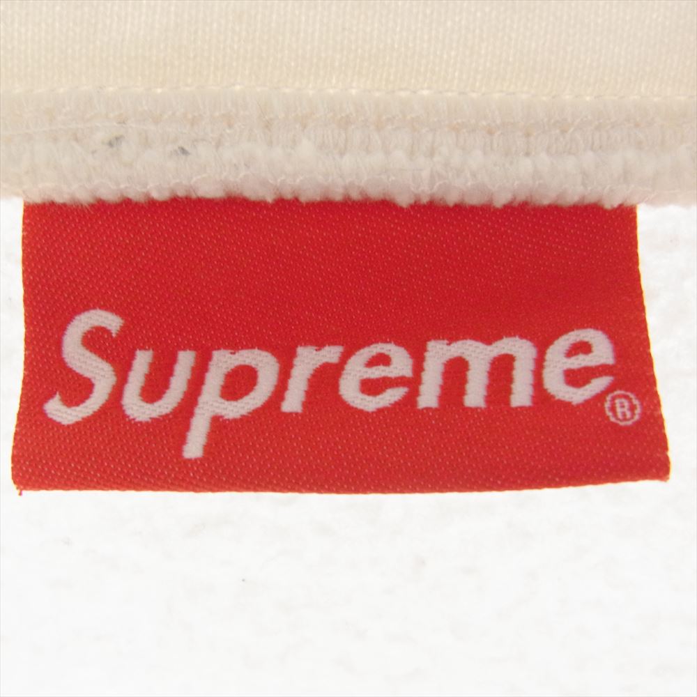 Supreme シュプリーム 22AW Milano Half Zip Pullover ミラノ ハーフジップ プルオーバー スウェット ホワイト系 M【中古】