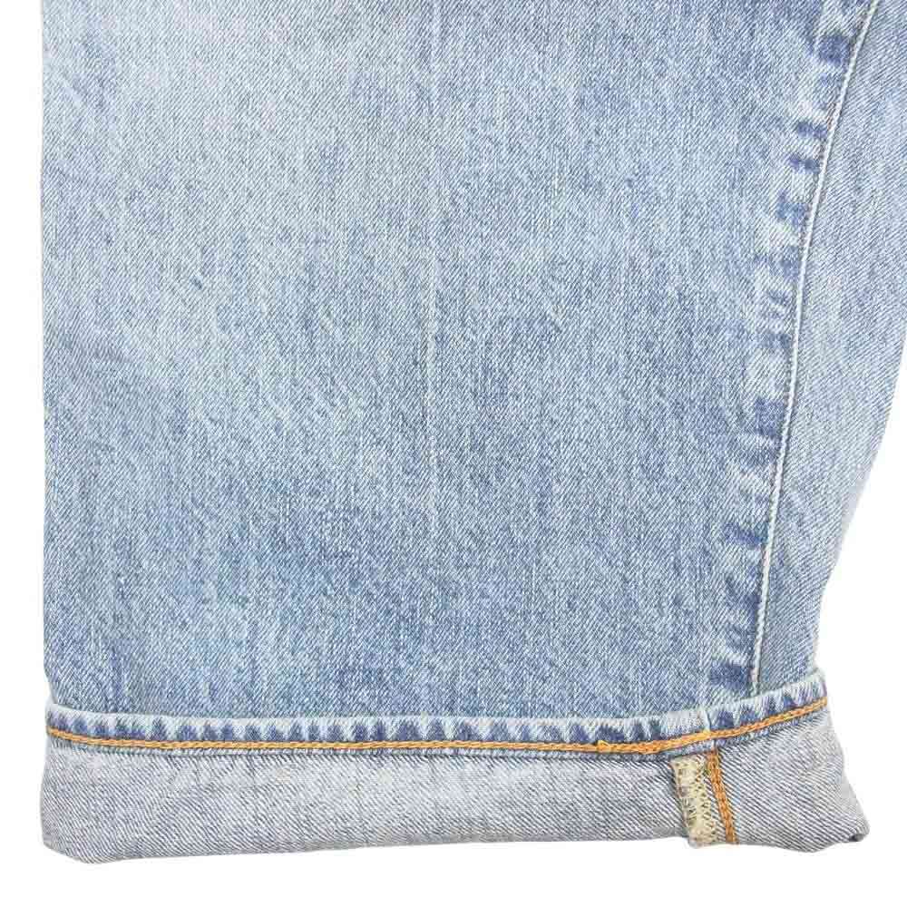 COMOLI コモリ 23SS X01-03004 デニム 5Pパンツ BLEACH 加工 デニム