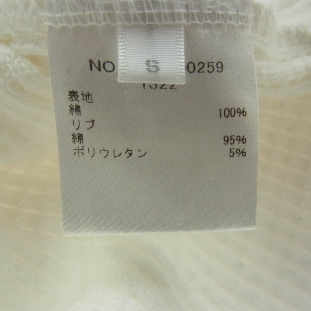 Ron Herman ロンハーマン 2820900259 RHC サーマル ニット ワッフル生地 ホワイト系 S【中古】