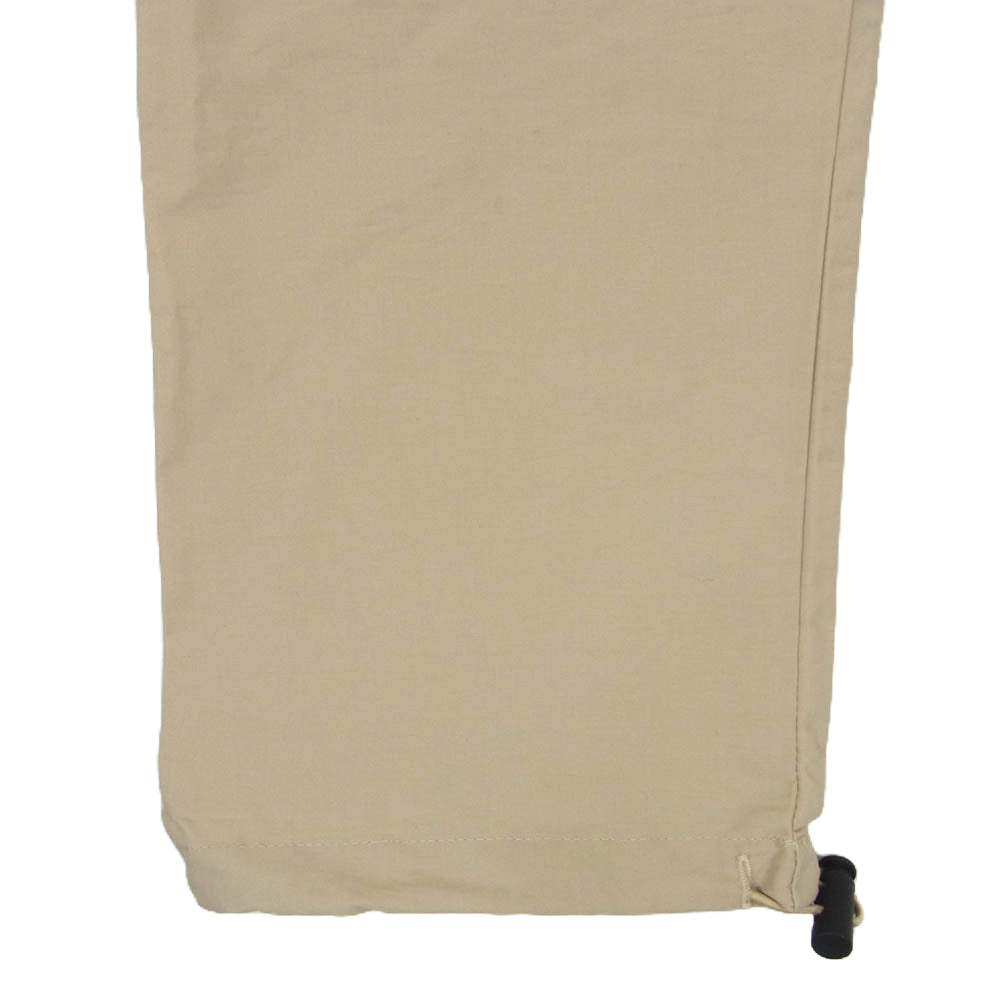 FEAR OF GOD フィアオブゴッド Exclusive Track Pants ラバーロゴ ドローコード トラック パンツ ベージュ系 S【極上美品】【中古】