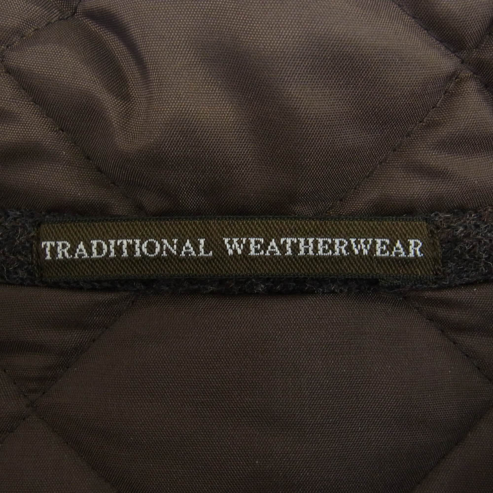 Traditional Weatherwear トラディショナルウェザーウェア 122BA-1004B キルティング ダッフル コート ブラウン系 40【中古】