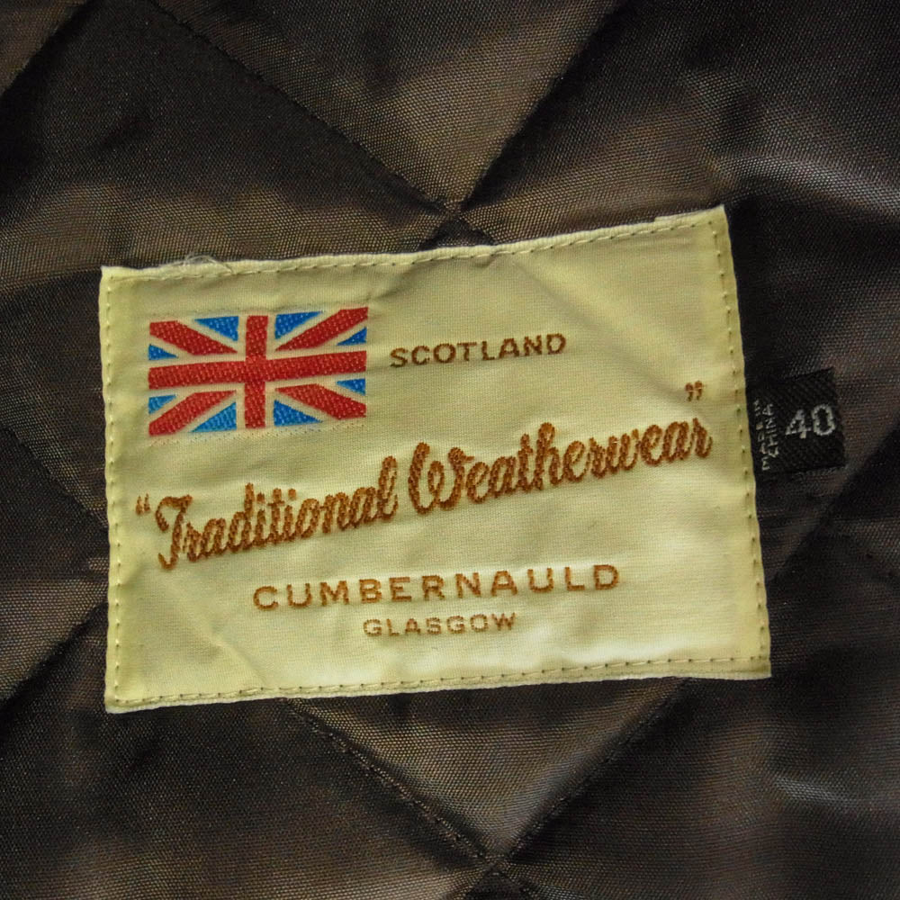 Traditional Weatherwear トラディショナルウェザーウェア 122BA-1004B キルティング ダッフル コート ブラウン系 40【中古】