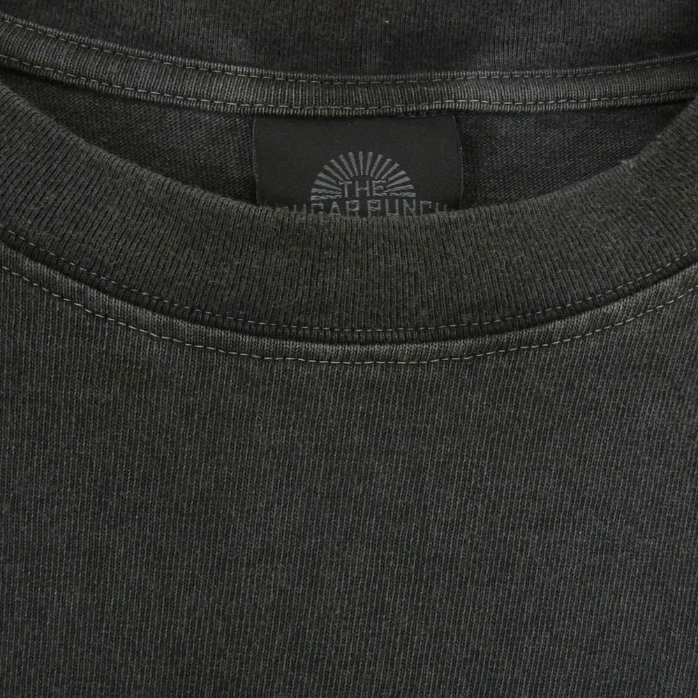 シュガー パンチ TUSM24SM-007 嘘喰い USOGUI S/S T-SHIRT 元零號立会人伽羅 ヴィンテージ加工 半袖Tシャツ ブラック系 M【極上美品】【中古】