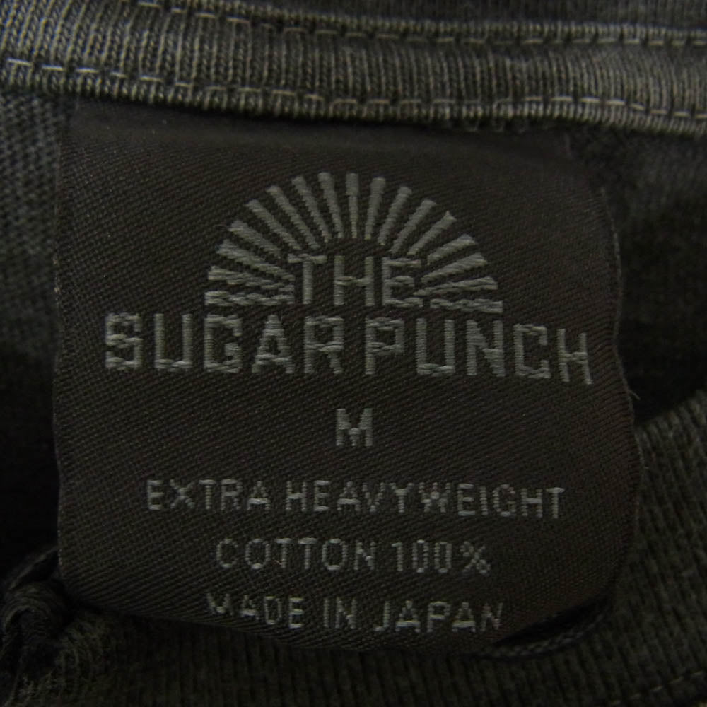 シュガー パンチ TUSM24SM-007 嘘喰い USOGUI S/S T-SHIRT 元零號立会人伽羅 ヴィンテージ加工 半袖Tシャツ ブラック系 M【極上美品】【中古】