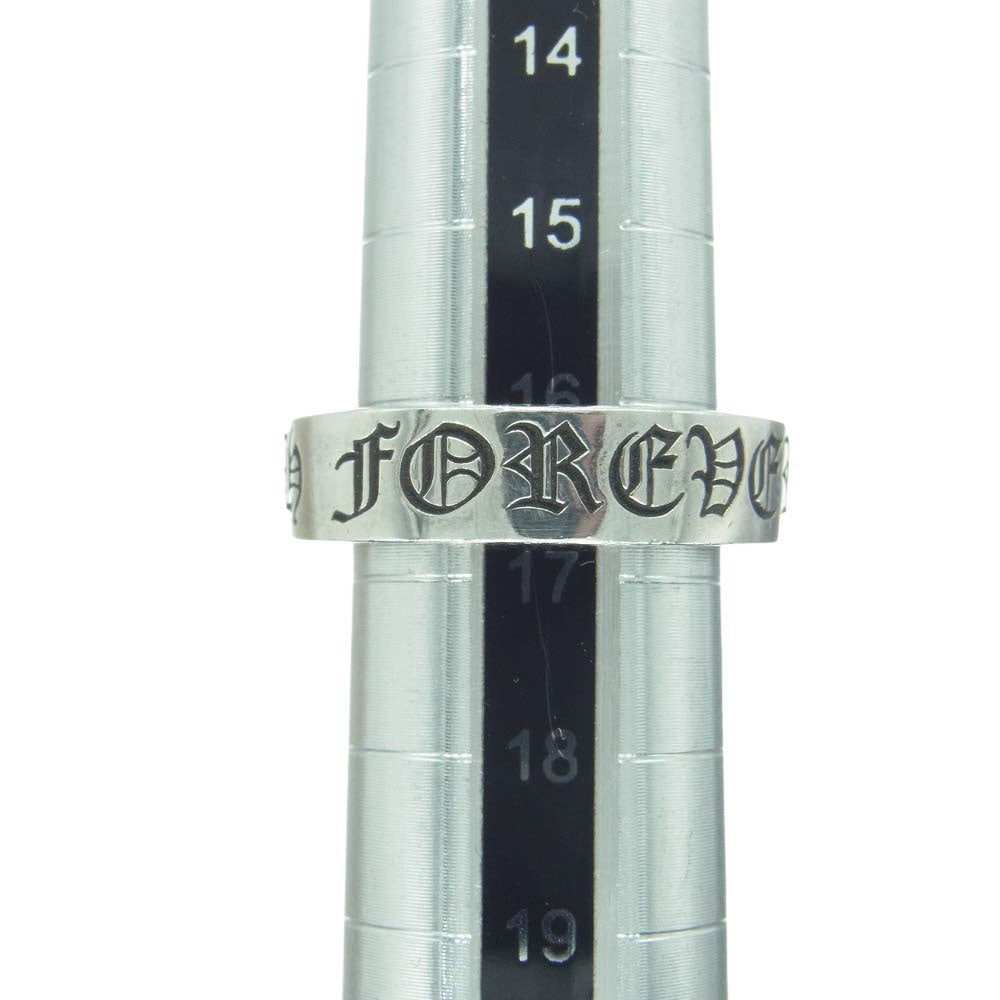 CHROME HEARTS クロムハーツ（原本無） 6mm SPACER FOREVER スペーサー フォーエバー リング シルバー系 16.5号【中古】