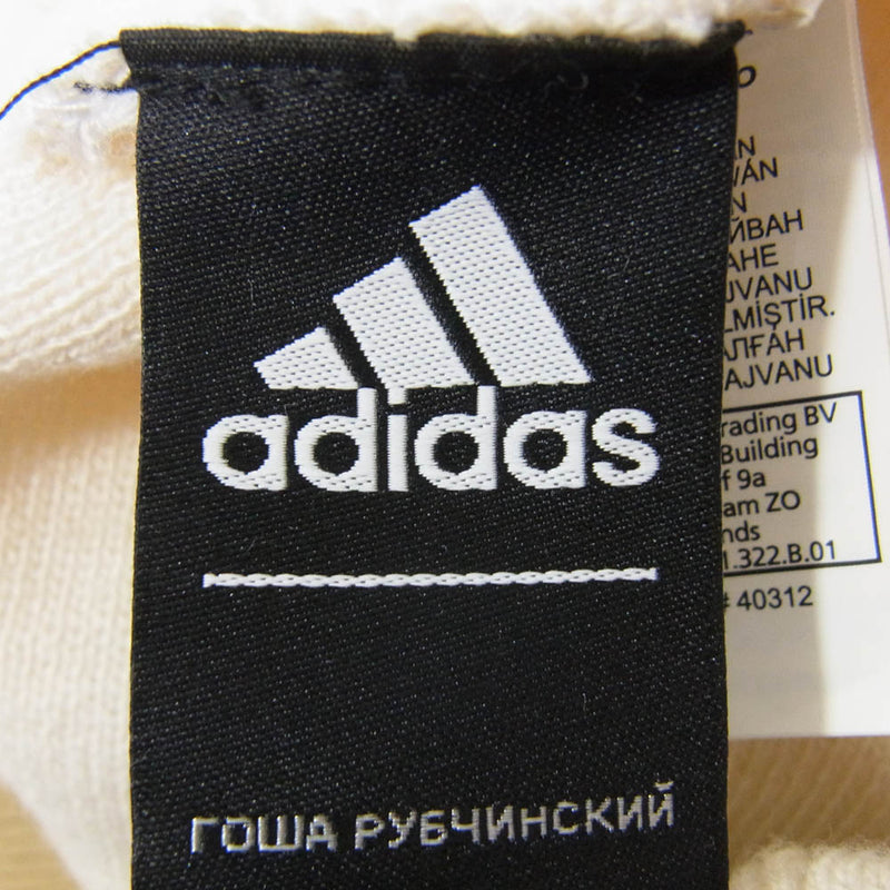 adidas アディダス Gosha Rubchinskiy ゴーシャラブチンスキー POGGHK ニットキャップ ホワイト系【中古】