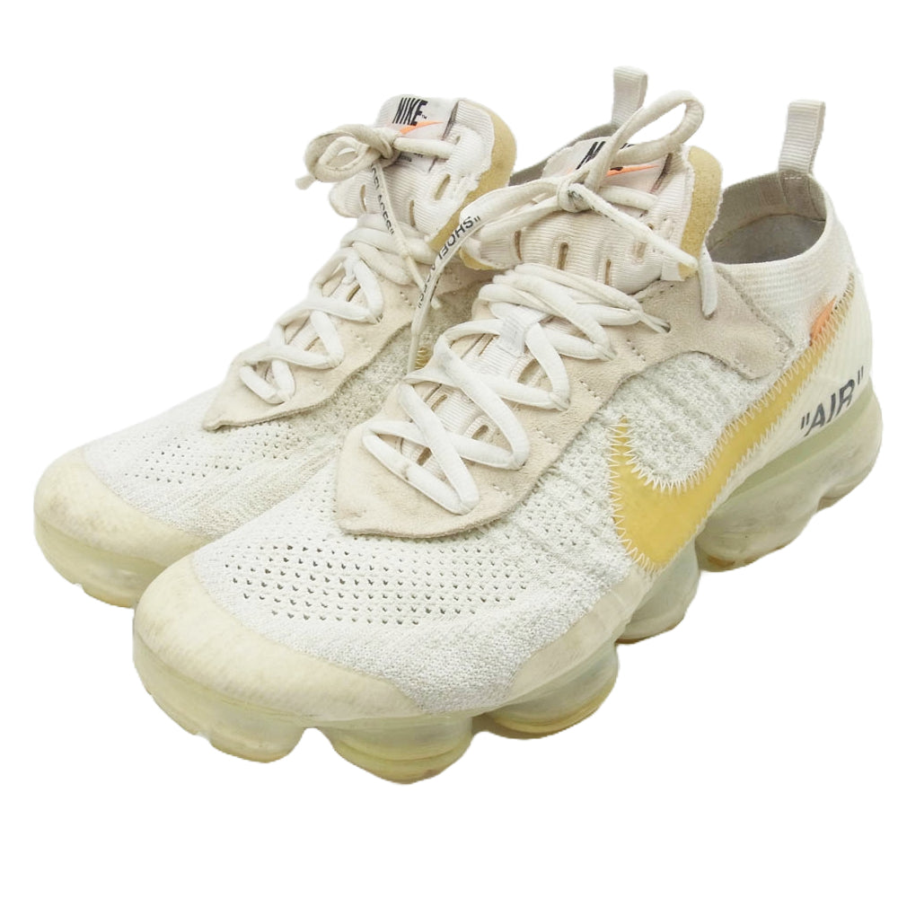 NIKE ナイキ AA3831-100 × OFF-WHITE オフホワイト THE10 AIR VAPORMAX エア ヴェイパーマックス ホワイト スニーカー オフホワイト系 26.5cm【中古】